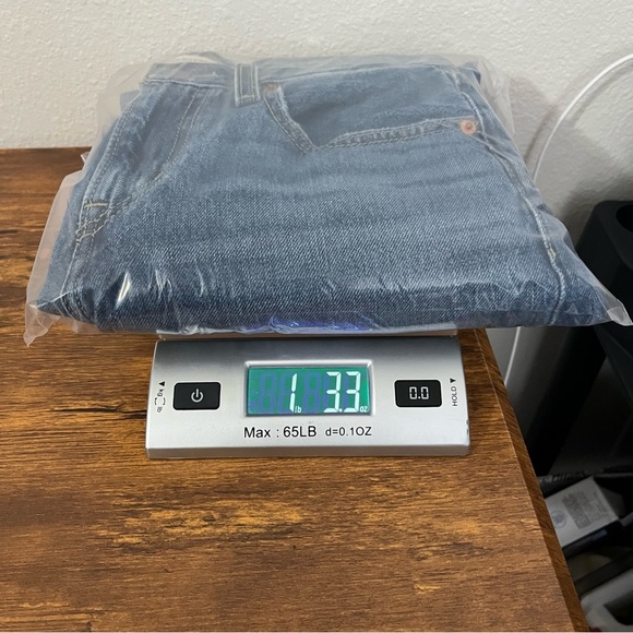 Levi's Women Low Pro Jeans 25" Dark Wash Rip Knee Straight Leg Western - Picture 12 of 12